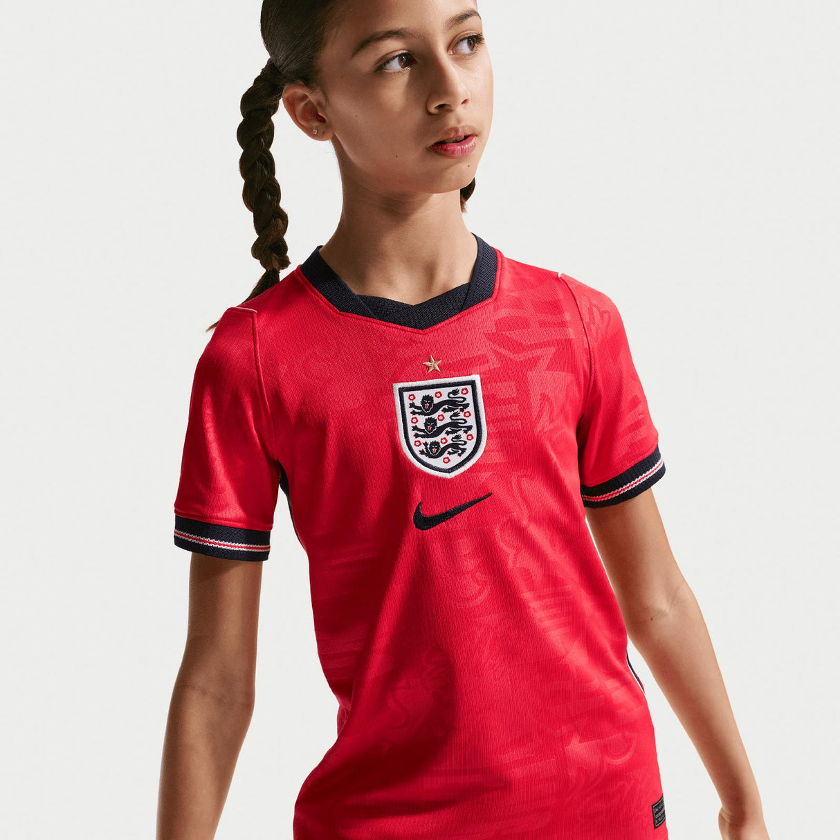 Nike England WC26 Kids Away Jersey Red