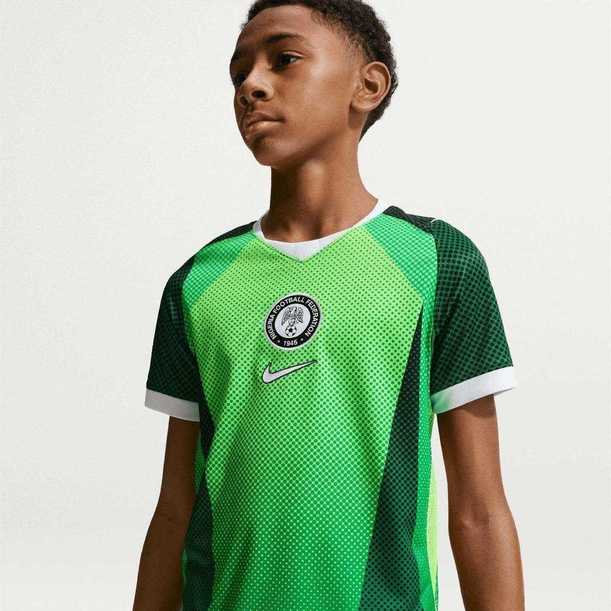 Nike Nigeria WC26 Kids Home Jersey Green