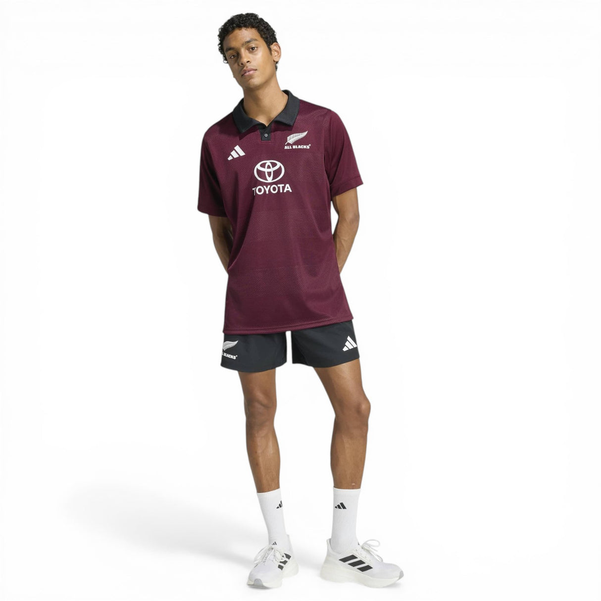 adidas All Blacks Training Jersey Maroon