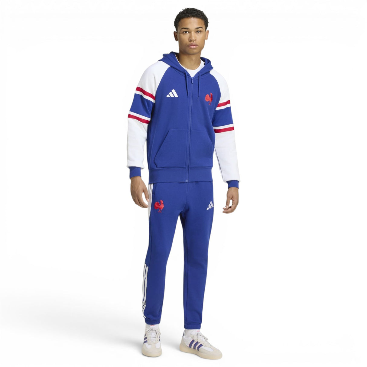 adidas Mens France Trvl FZ TopNavy