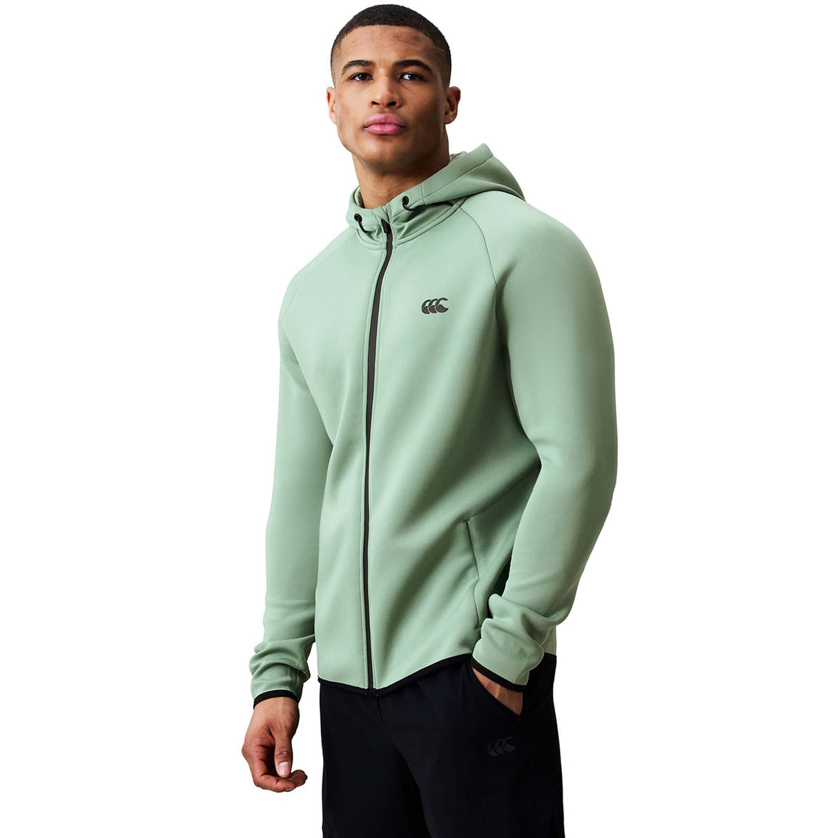 Canterbury Mens Everest FZ Hoodie Green