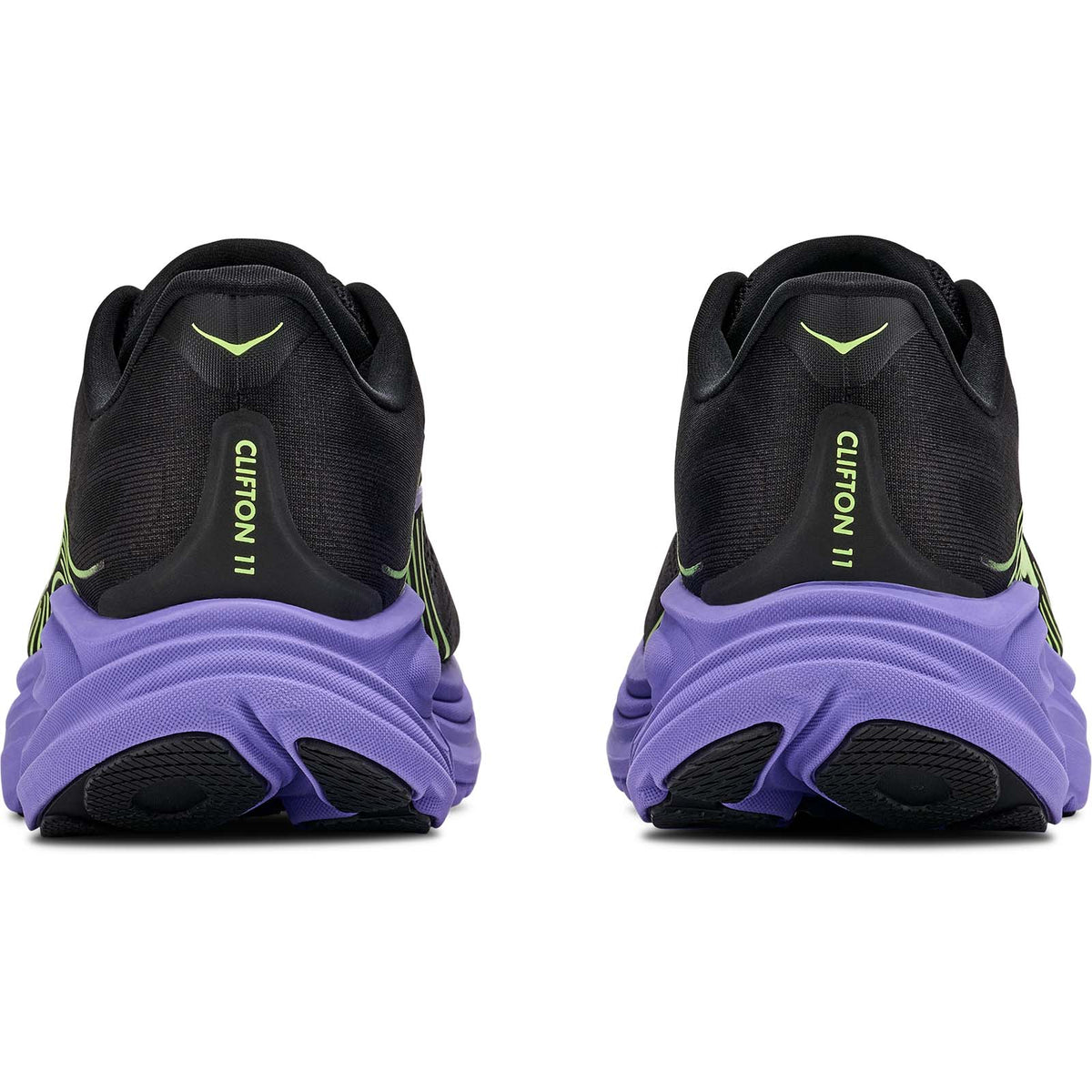 Hoka Clifton 11 Mens Black Neon Yuzu