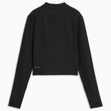Puma W Cloudspun Zip Long Sleeve Black