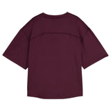 Puma W Cloudspun Relaxed Tee Maroon