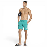 adidas Mens 3S Swim Shorts 8IN Green