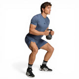adidas Mens D4T Tee Navy