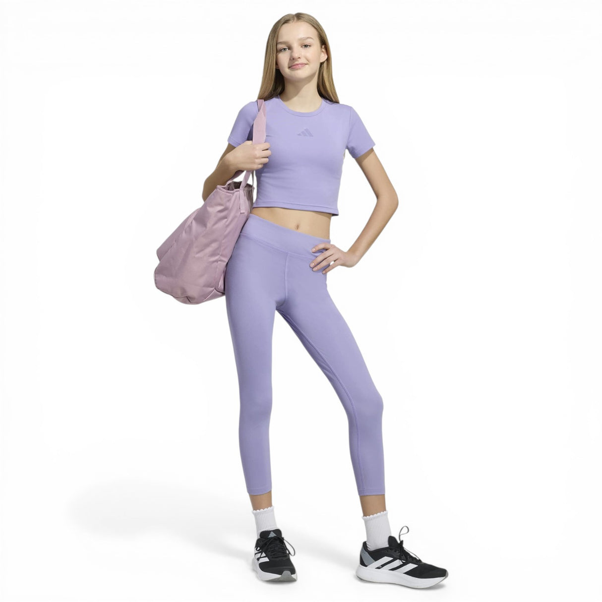 adidas Girls JG SPI S OPT Legging Purple