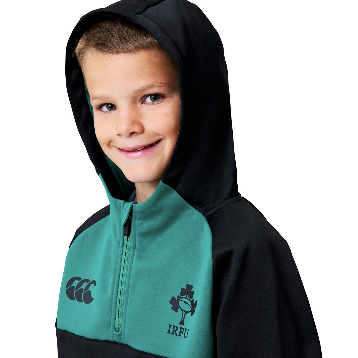 Canterbury IRE Kid OH Zip Trng Hdy Black