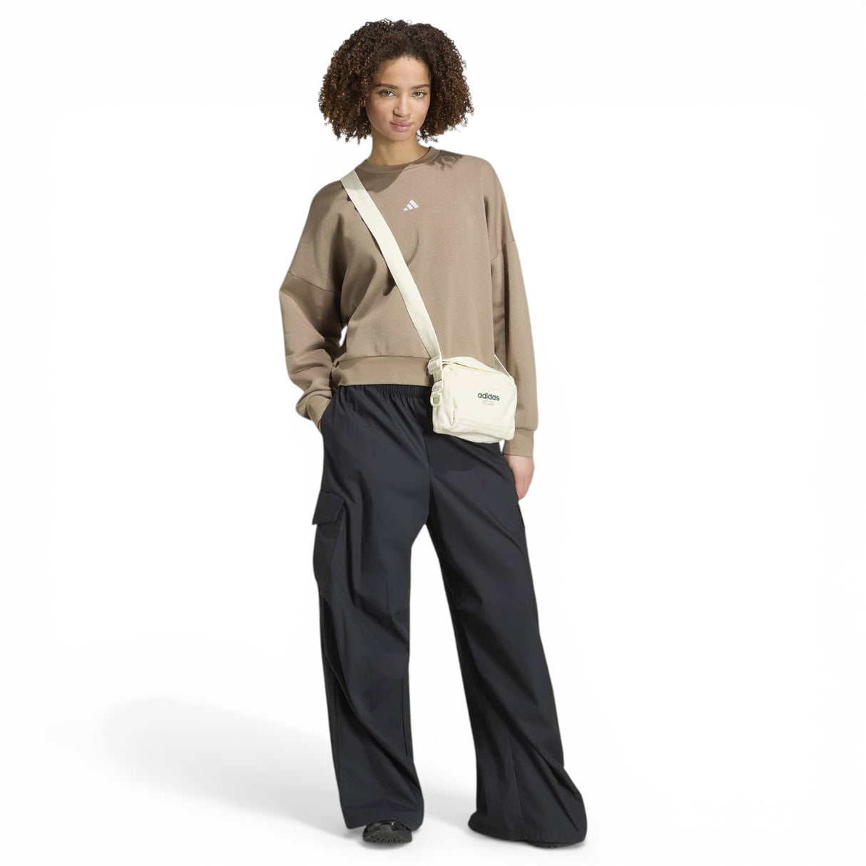 adidas Womens SL FC Sweater Brown