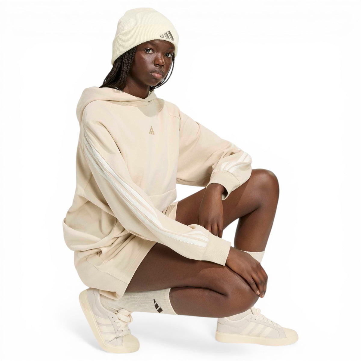 adidas Womens AK 3S OH Hoody