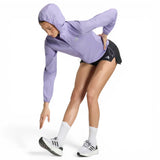 adidas Womens Run Ess Jacket Purple