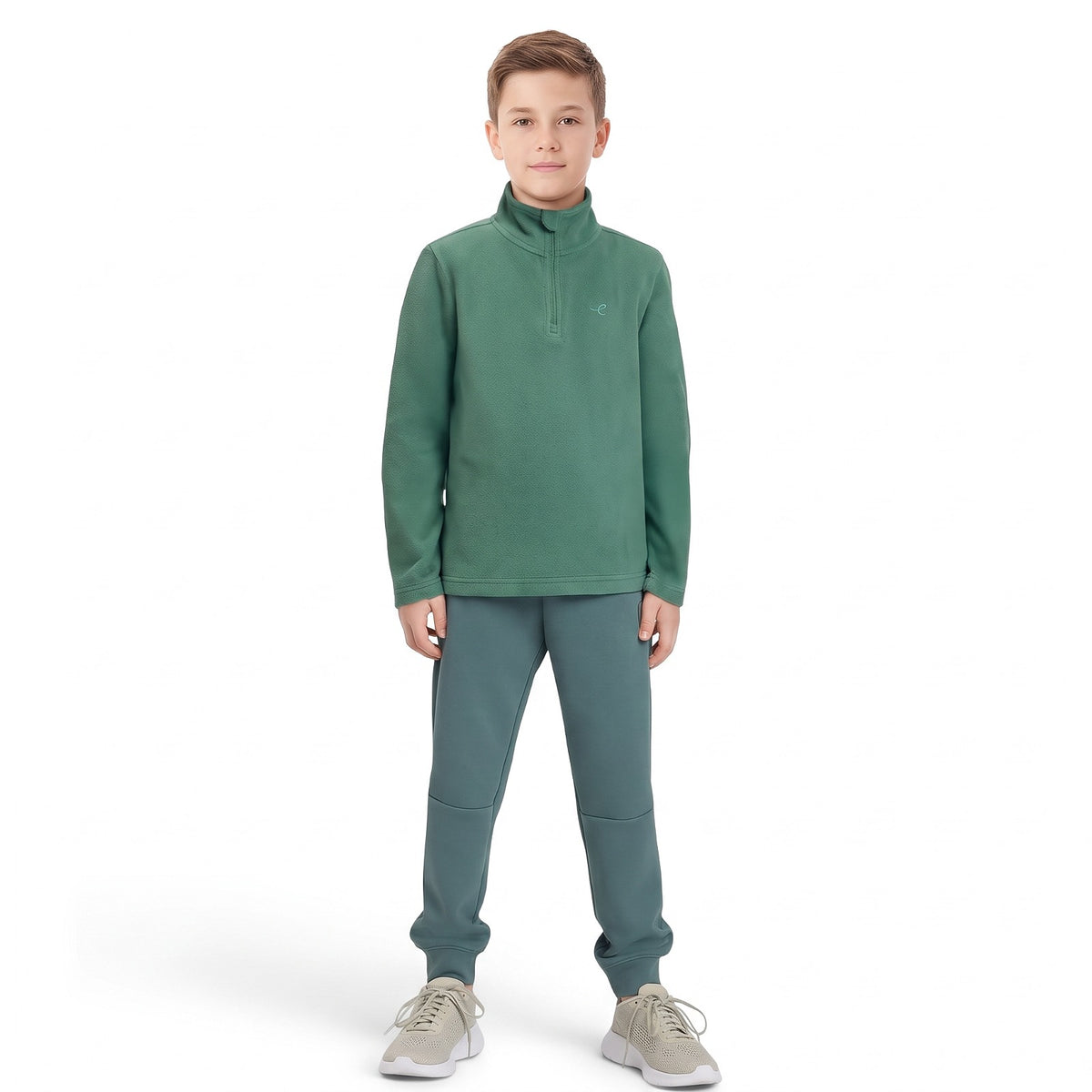 Energetics Amos Kids Fleece Half-Zip Midlayer Top