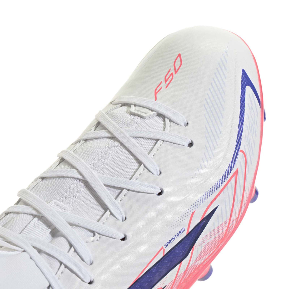 adidas Kid F50 Hyprfst League Mid FG Wht