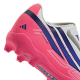 adidas Jnr F50 Hyperfst Club Velc FG Wht