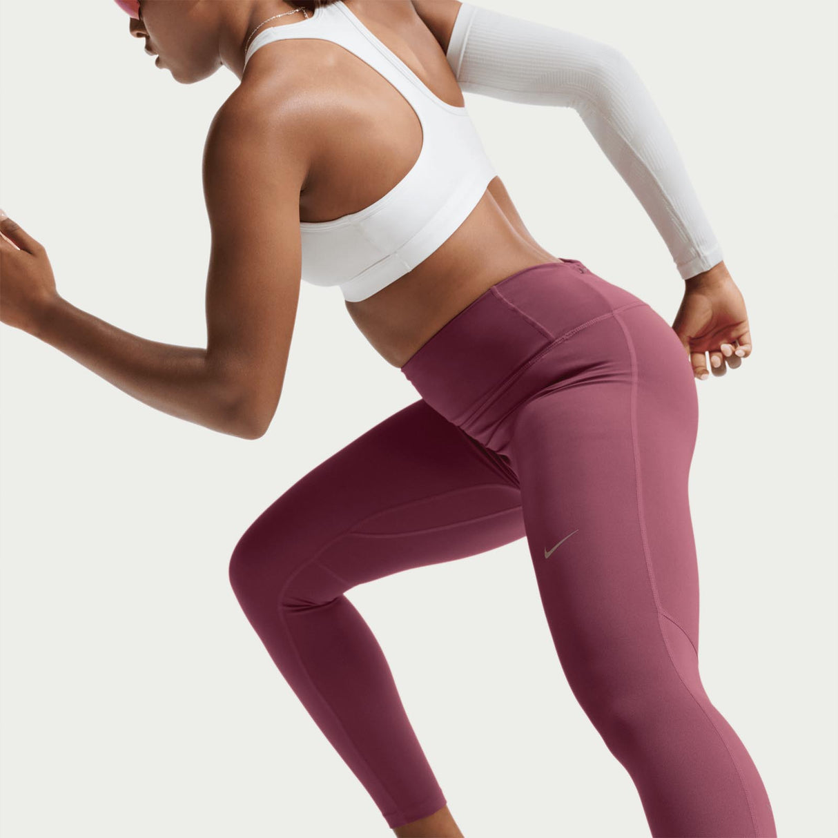 Nike W DF Tempo HR 7/8 Tights Pink