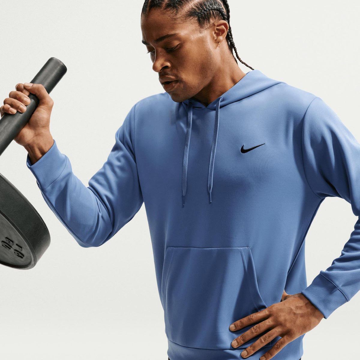Nike Mens DF UV Flex Flc Hoody Blue