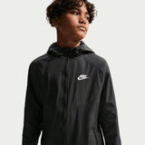 Nike Boys NSW RPL WR Hooded Jacket Black