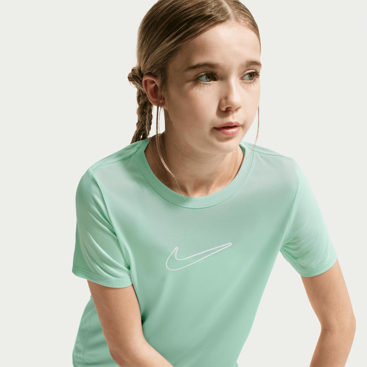 Nike G DF One STD SS Tee HBR Green
