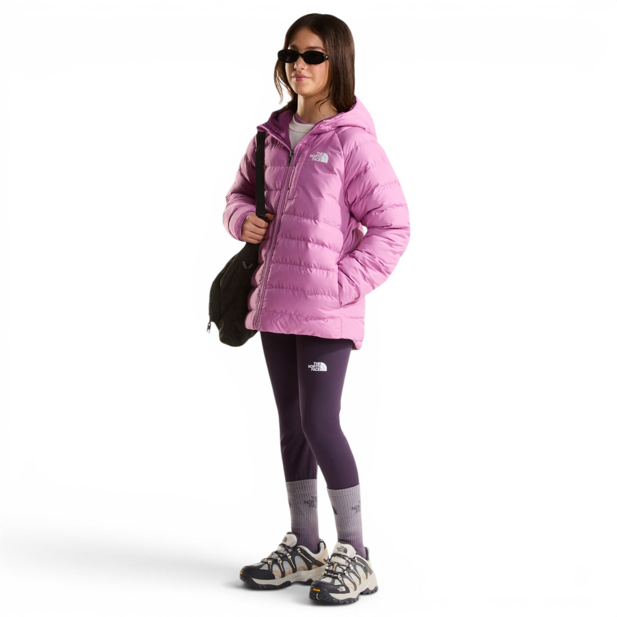 TNF Girl Reversible Perrito Hdy Jckt Pnk