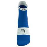 Compressport Pro Racing V4.0 Run High Socks - Blue / White