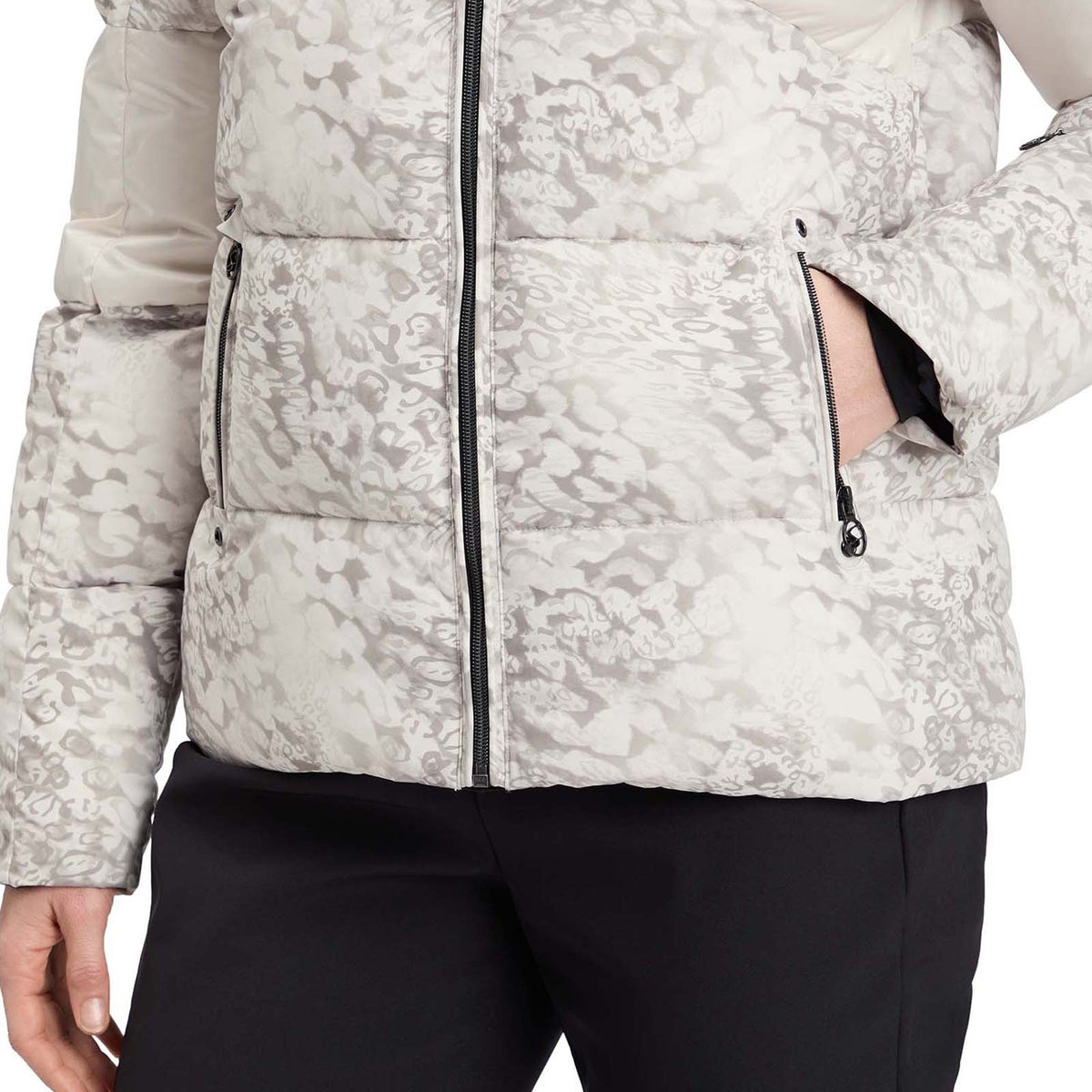 McKinley Sophi Womens Full-Zip Padded Slim-Fit Ski Jacket