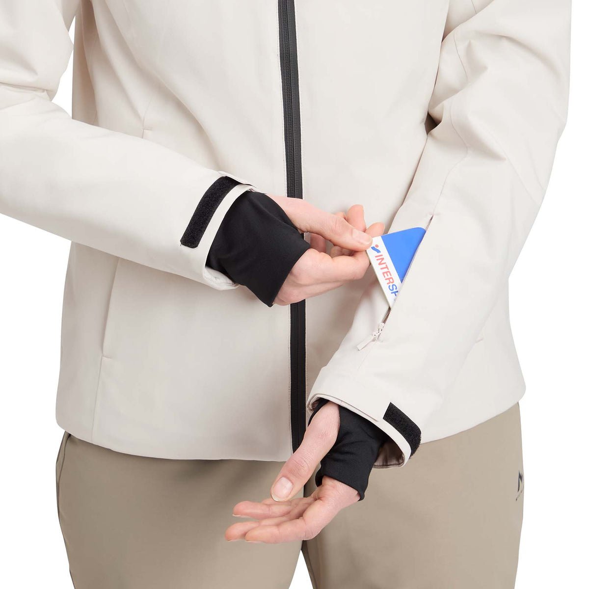 McKinley Claire Womens Full-Zip Padded Hooded Ski Jacket