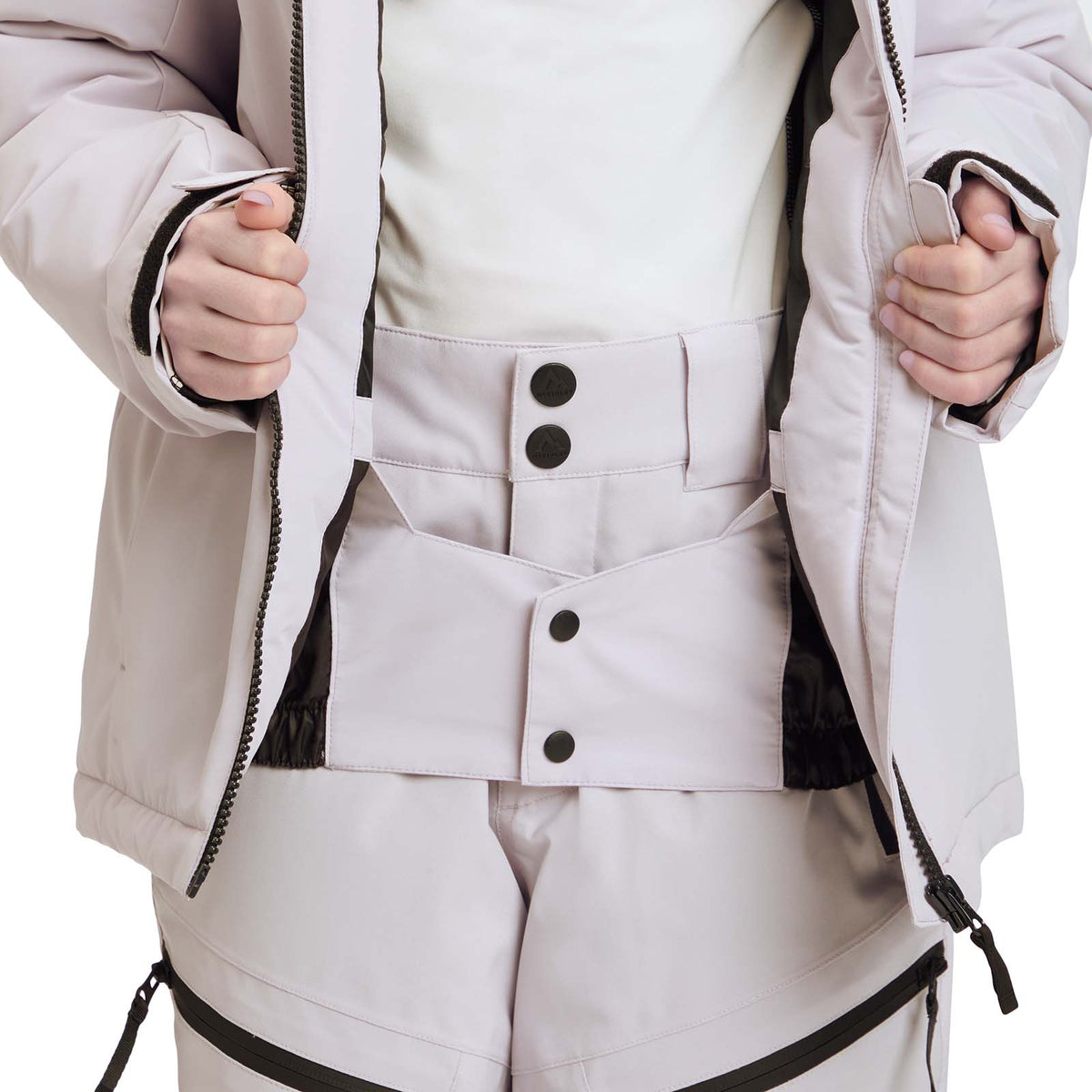 McKinley Tonetto Kids Full-Zip Waterproof Hooded Ski Jacket