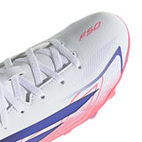 adidas Kids F50 Hyperfast Club FG White