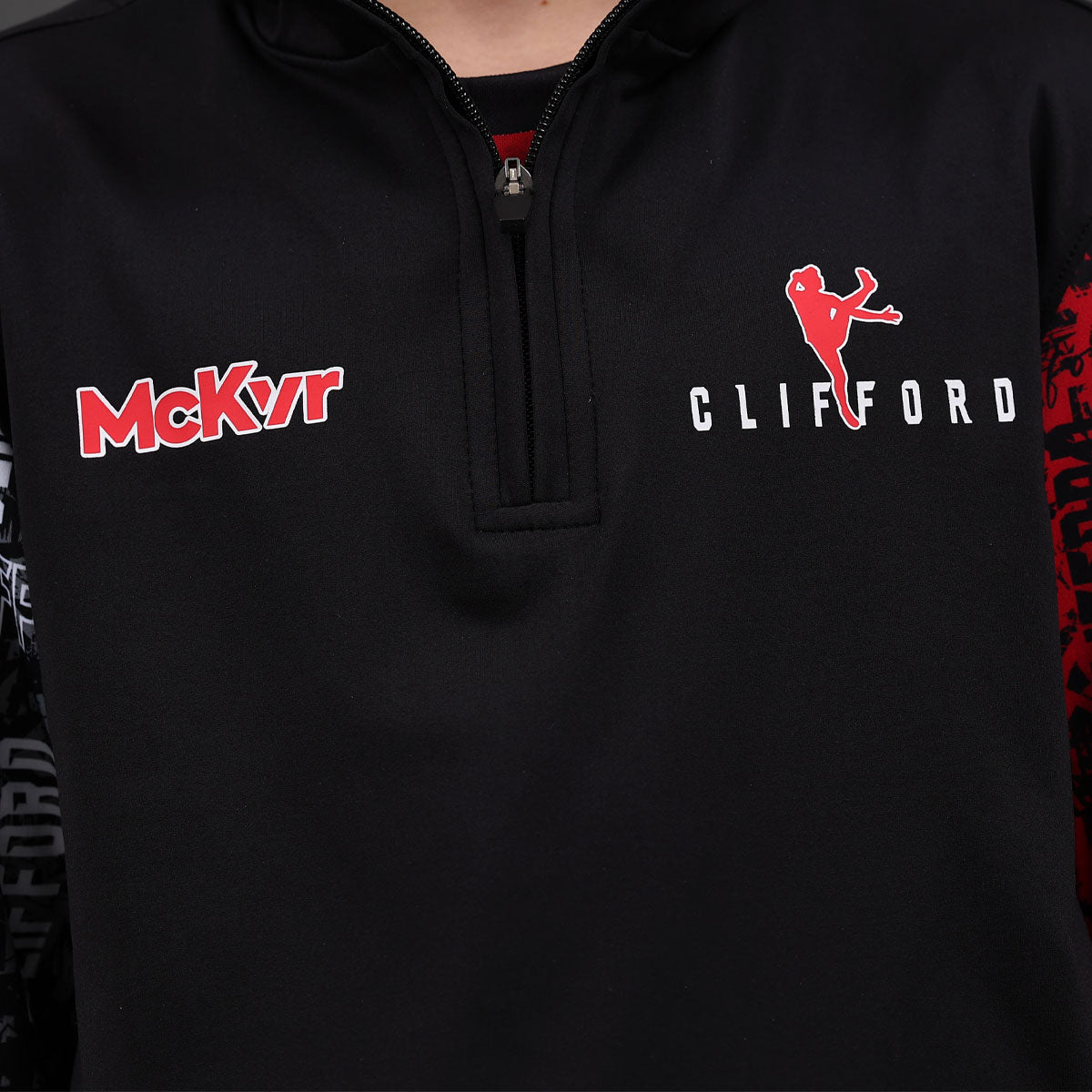McKeever Clifford Kids Q Zip Top Black