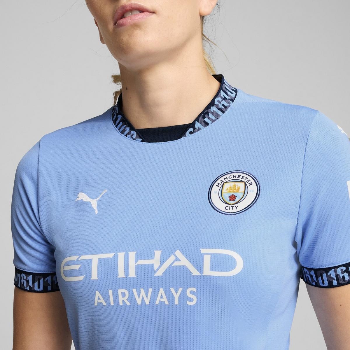 Puma Man City Football 2024/25 Womens Home Replica Jersey