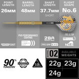 Target Bolide Envy 02 90% 24G Steel Tip