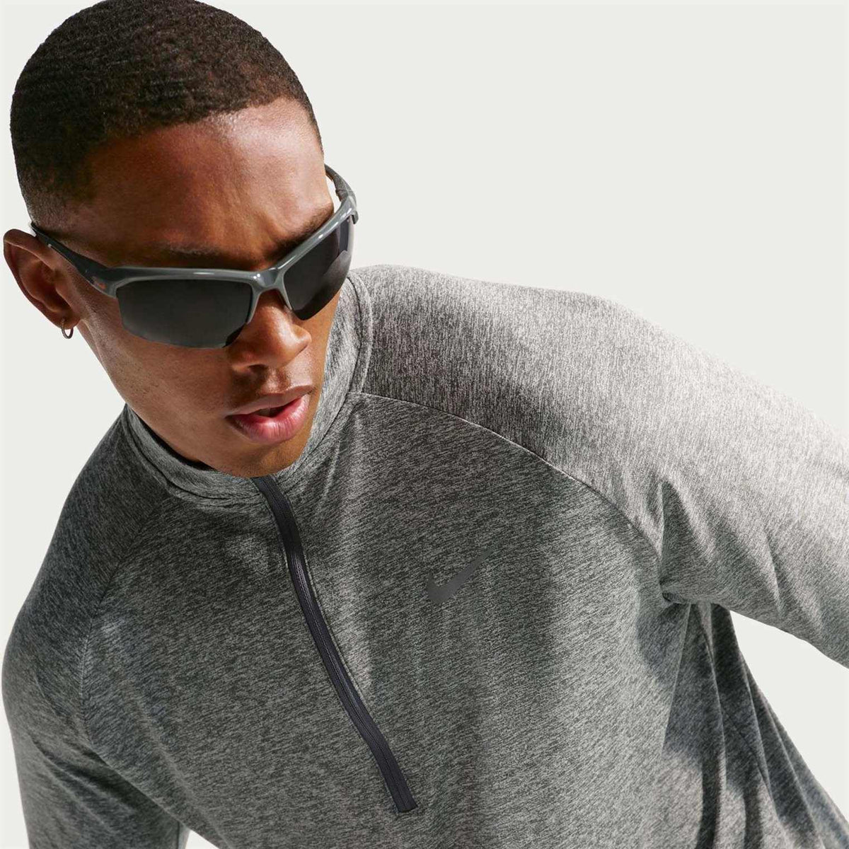 NIKE MENS DF STRIDE HZ MIDLAYER Grey