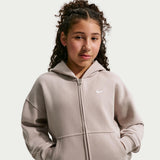 Nike G NSW Studio Flc OS F Zip HD Cream