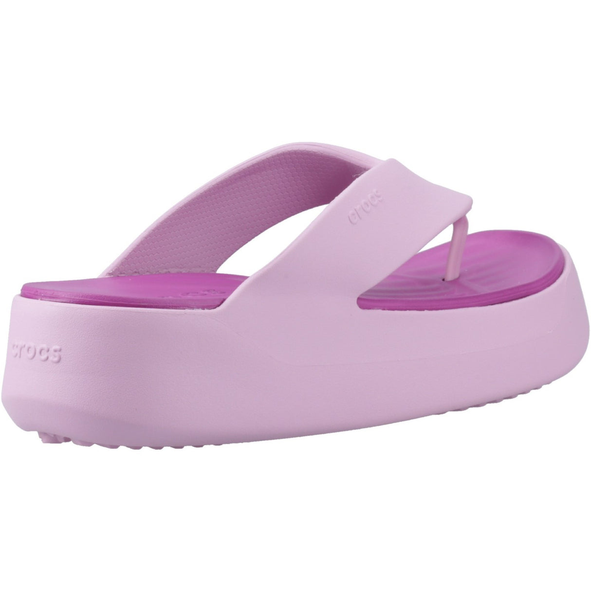 Crocs Getaway Platform Toe Post Ladies Summer Hydrangea