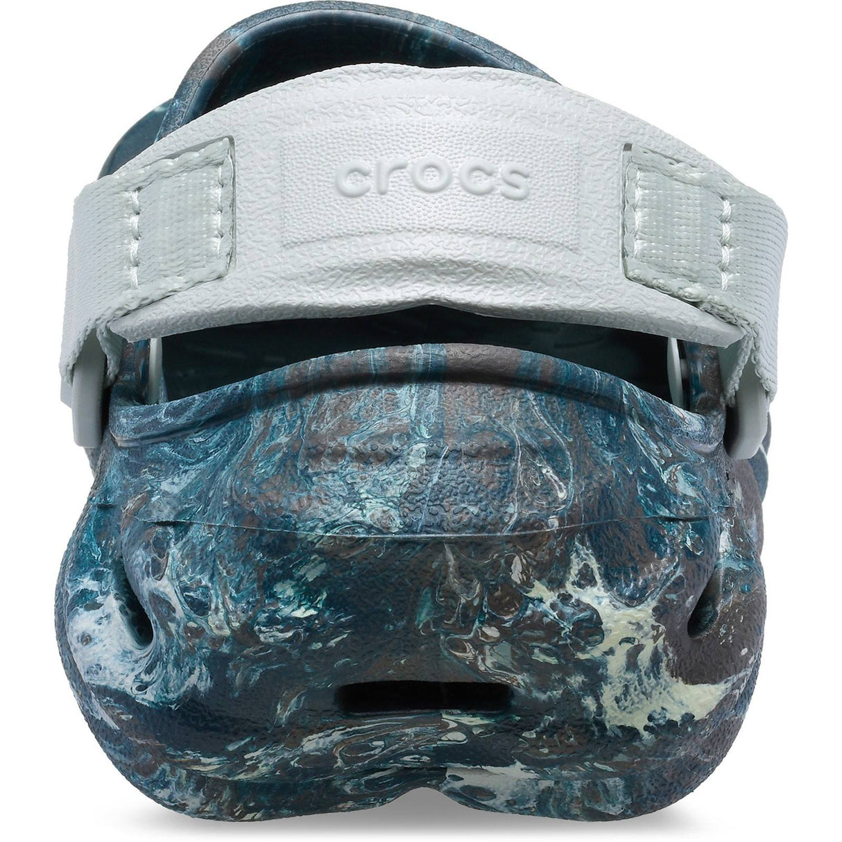 Crocs Echo Marbled Clog Junior Kids Beach Black Sand/Multi