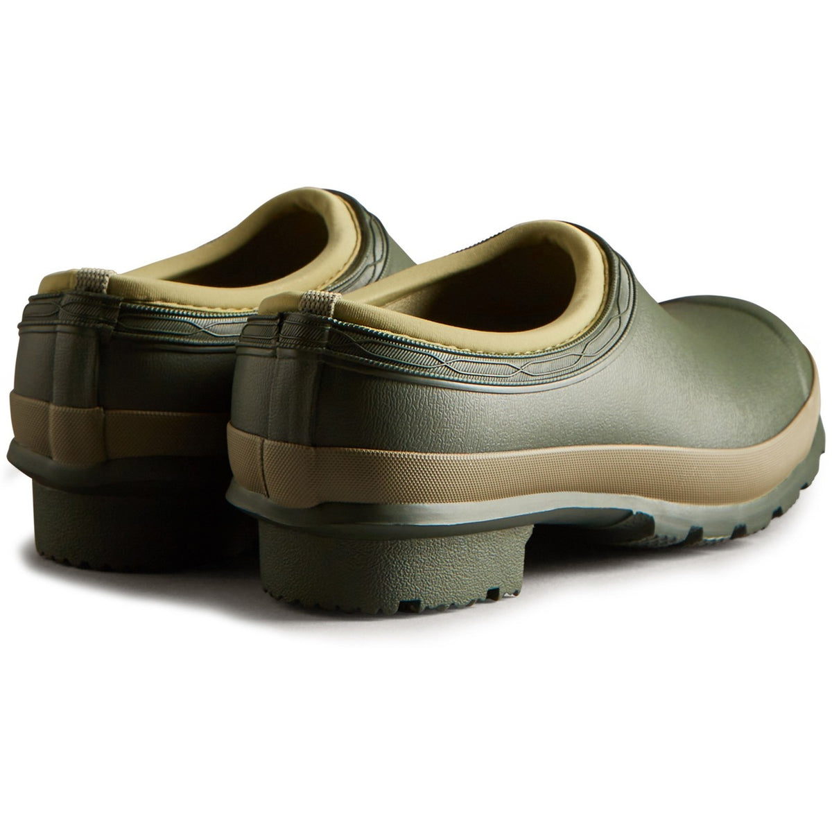 Hunter Womens Gardener Clogs Dark Olive
