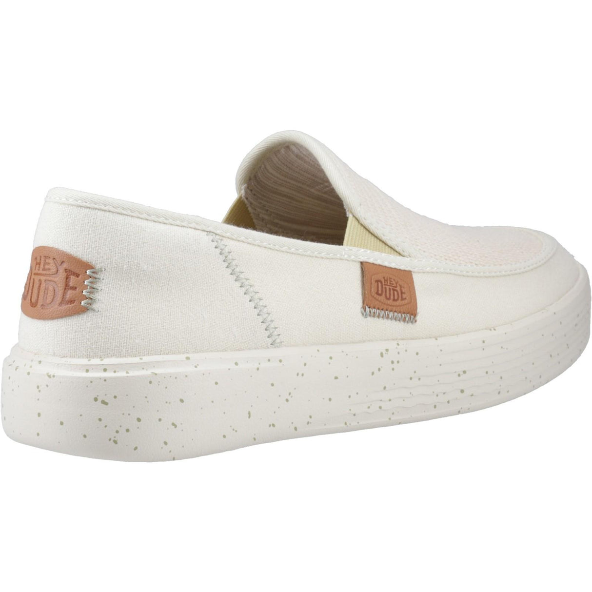 HEYDUDE Mens Sunapee Coastline Shoe Bone