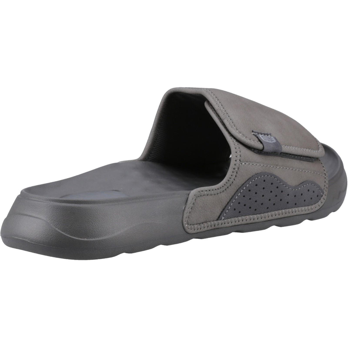 HEYDUDE Mens Shore Slide Classic Sandal Granite Grey