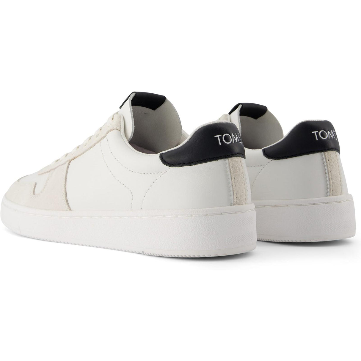 TOMS Mens TRVL LITE Court Trainer White/Black