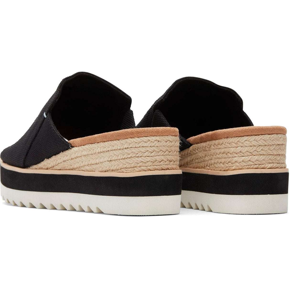 TOMS Womens Diana Mule Wedge Black