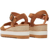 TOMS Womens Diana Wedge Tan