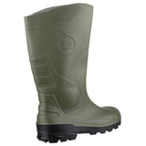Dunlop Unisex Devon Full Safety Wellington Green/Black