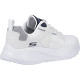 Skechers Mens Bobs Squad Chaos Elevated Drift Trainers White/Multi