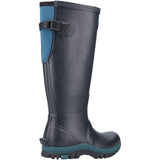 Cotswold Womens Realm Adjustable Wellington Boot Navy/Teal