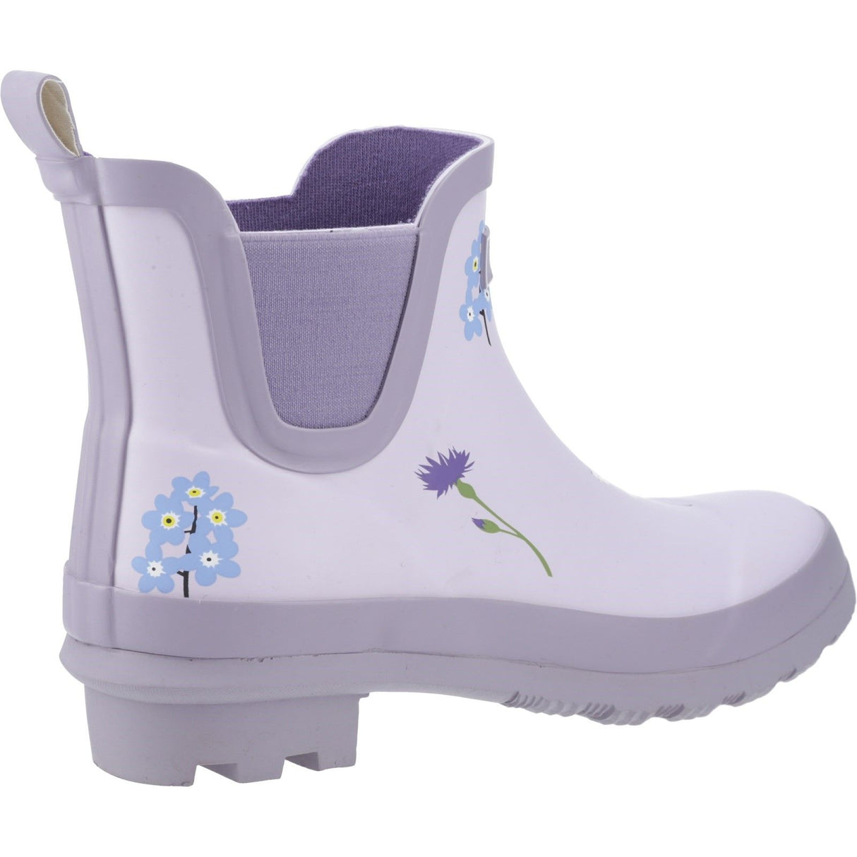 Cotswold Womens Wildflower Ankle Wellingtons Lilac