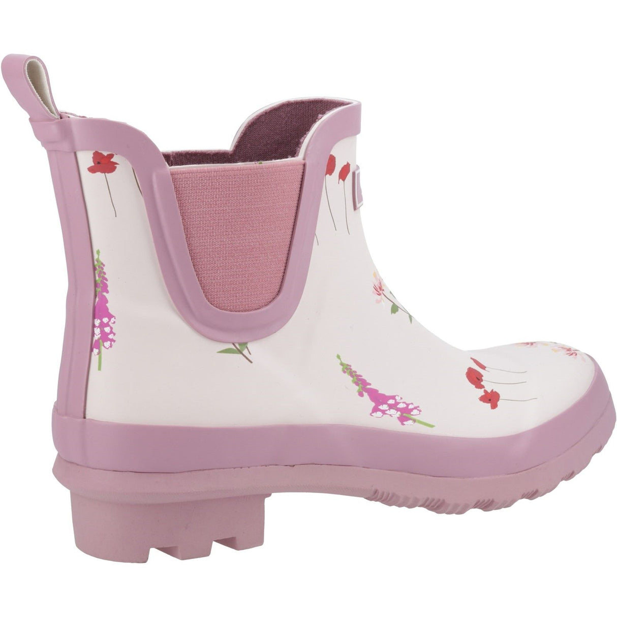 Cotswold Womens Wildflower Ankle Wellingtons Pink