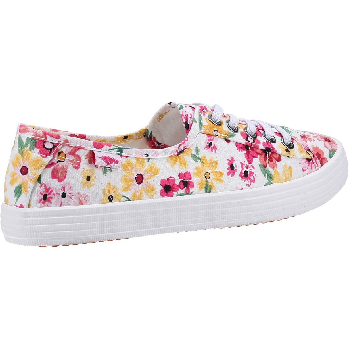 Rocket Dog Womens Chow Chow Margate Floral Casual Shoe White/Multi
