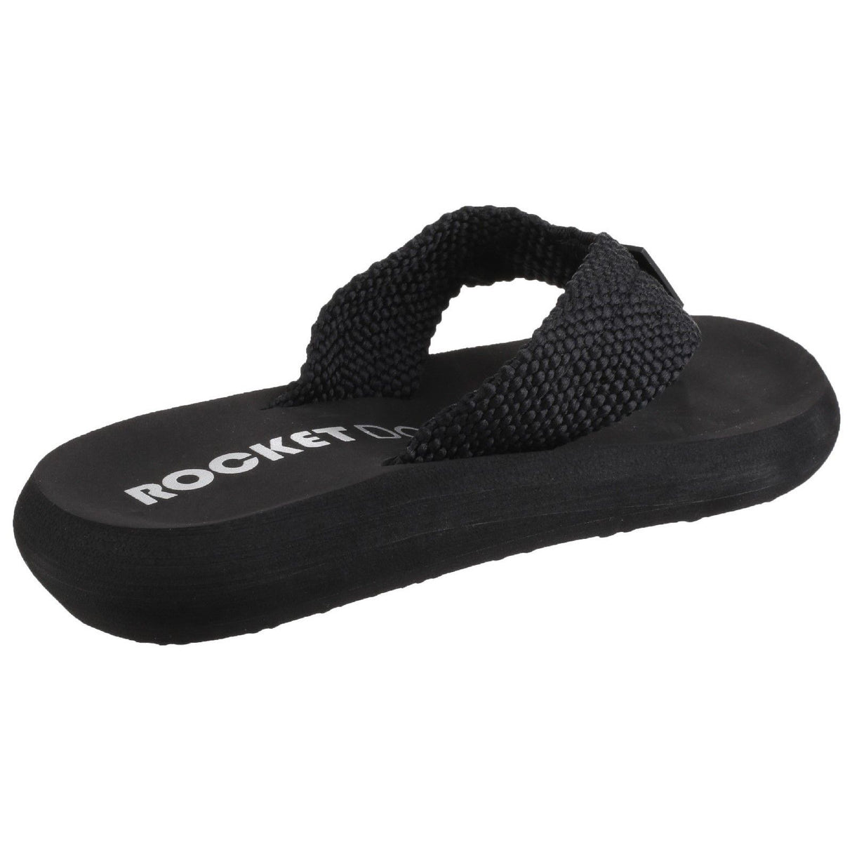 Rocket Dog Womens Sunset Webbing Flip Flop Black