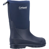 Cotswold Kids Hilly Neoprene Childrens Wellington Boot Navy