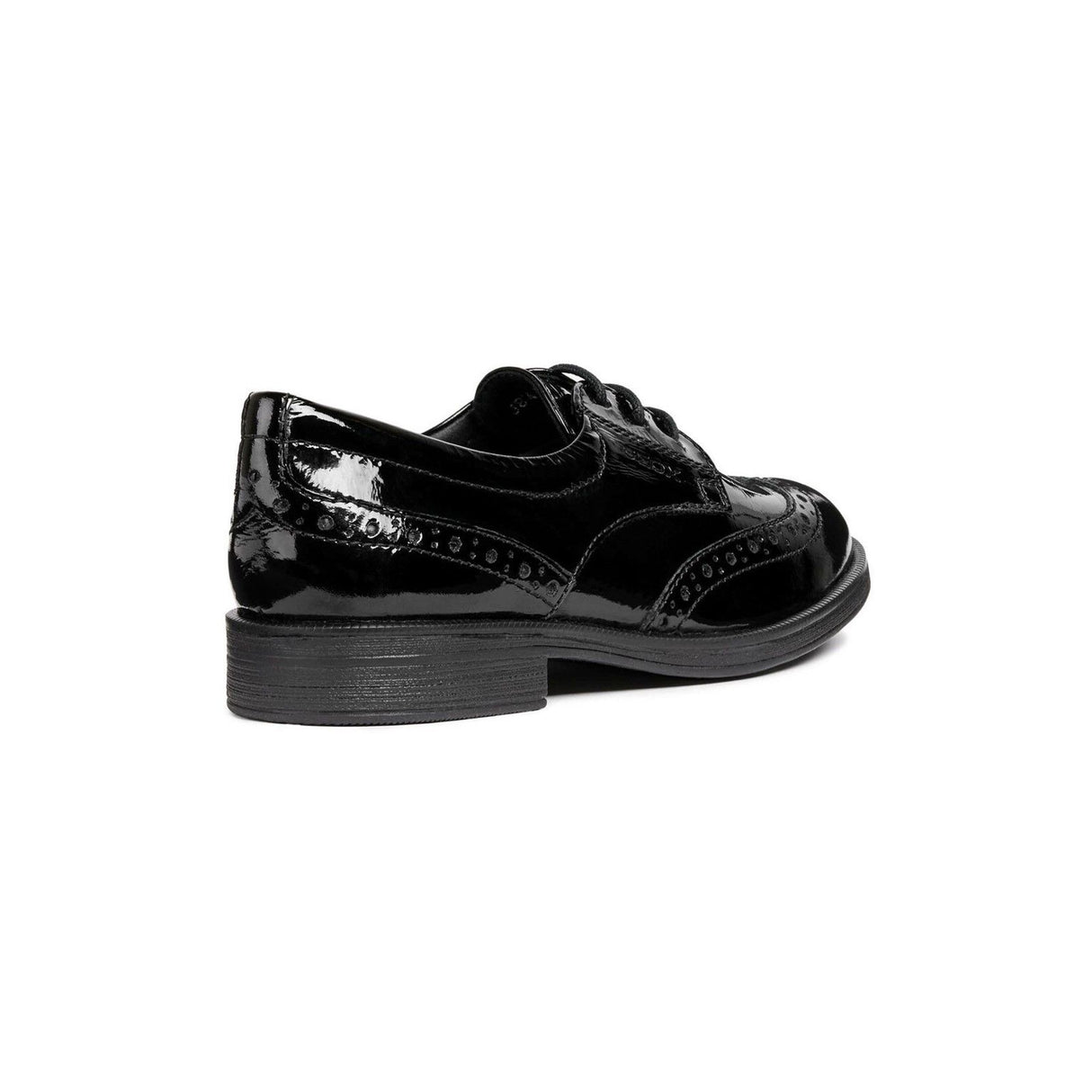 Geox Girls J Agata D Shoe Black Patent